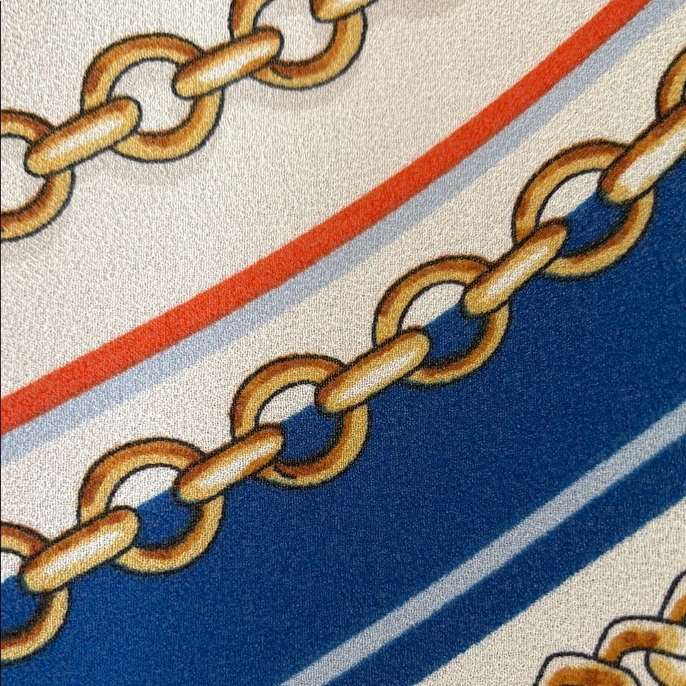 Ruby Rd. Chevron Colorful Chain Pattern Top - Picture 3 of 5